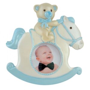 PORTAFOTO CAVALLINO AZZURRO OUTLET
