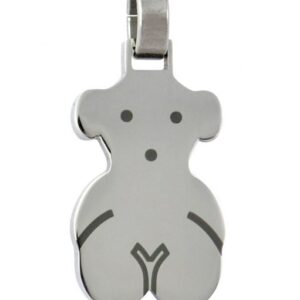 PENDENTE ACCIAIO ORSETTO – 15x20mm
