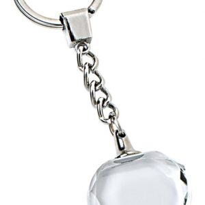 PORTACHIAVI VETRO CUORE 30x30mm spesso10