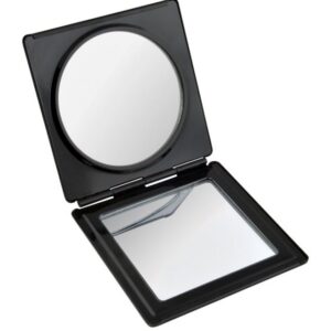 SPECCHIETTO ALLUMINIO NERO LUCIDO