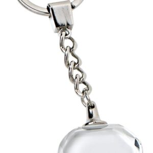 PORTACHIAVI VETRO CUORE 30x30mm spesso 8