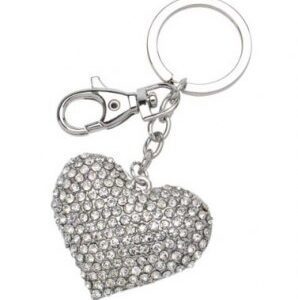 PORTACHIAVI CUORE STRASS-NO BOX OUTLET