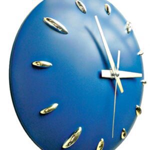 OROLOGIO MURO PLASTICA BLU d=285 mm