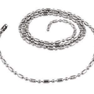 CATENELLA ACCIAIO 70cm – SFERE DA 2.4 mm
