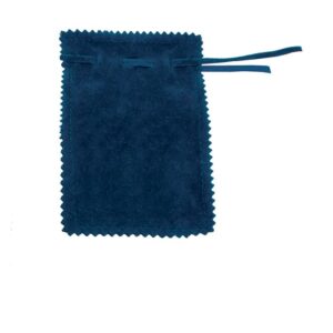 BUSTINA IN VELLUTO BLU 110×130 mm