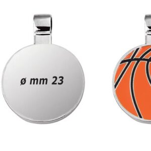 PIASTRINA TONDA – BASKET – DIM.1 EURO