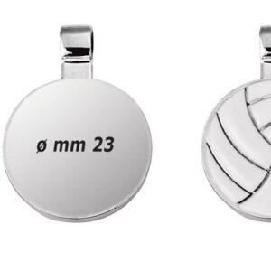PIASTRINA TONDA – PALLAVOLO – DIM.1 EURO