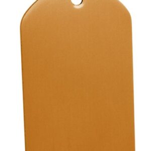 TARGHETTA MARINES ALLUMINIO ORO 29×53