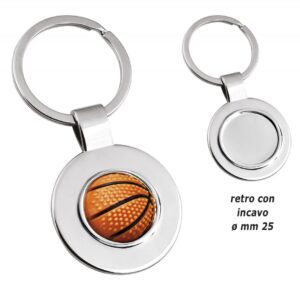 PORTACHIAVI – BASKET – CON INCAVO