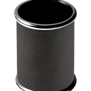 PORTAPENNE “TORRE” NERO – d=70 x h=93 mm