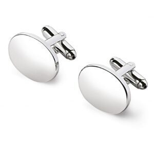 SET GEMELLI OVAL-15x18mm IN STANDARD BOX
