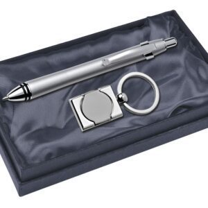 SET PENNA  E PORTACHIAVI – SATINATO