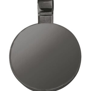 PIASTRINA TONDA DIMENSIONI 1 EURO BLACK