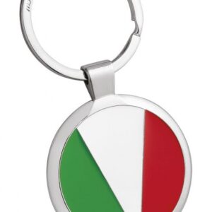 PORTACHIAVI TONDO COLORI BANDIERA ITALIA