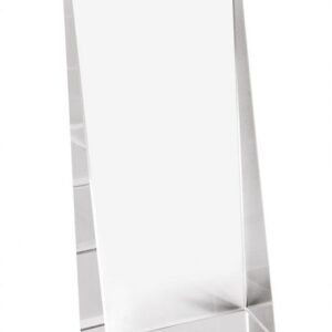 TROFEO VETRO TRASPARENTE mm 190x80x30-10