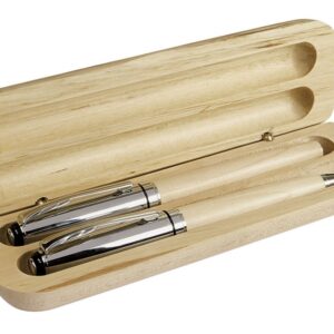 BALL PEN  E ROLLER IN LEGNO CON BOX