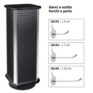 ESPOSITORE PORTACHIAVI GIREVOLE -h=67 cm