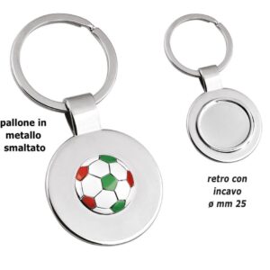 PORTACHIAVI INCAVO FOOTBALL TRICOLORE