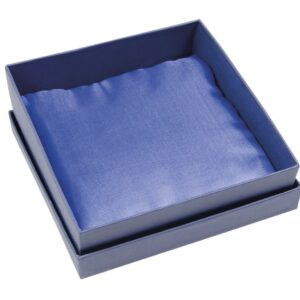 SCATOLA BLU RASO BLU 150X150X40 MM