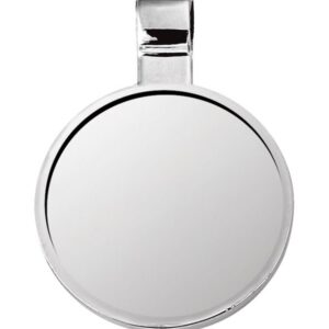 PIASTRINA TONDA dim.1 EURO INCAVO 20mm