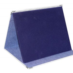 ASTUCCIO PORTATARGA ARGENTO BLU  25X20CM