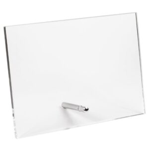 VETRO DRITTO CON SUPPORTO 170X130X10MM
