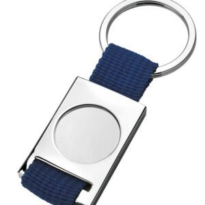 PORTACHIAVI TESSUTO BLU SCURO-INCAVO 25