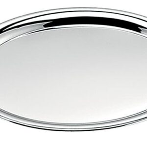 VASSOIO OVALE CROMATO – 230×320 mm
