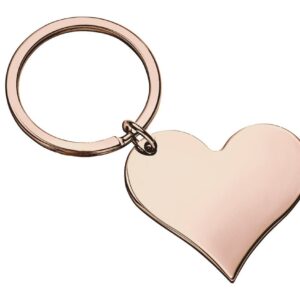 PORTACHIAVI SINGOLO CUORE ROSATO NO BOX