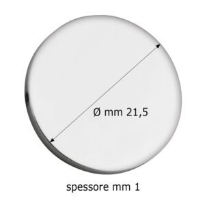 GETTONE LUCIDO 21,5×1 mm PER ART.7228