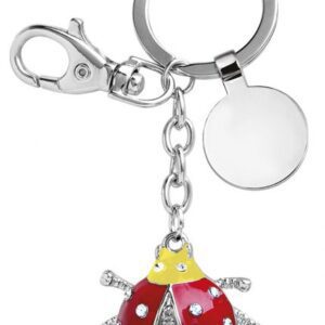 PORTACHIAVI COCCINELLA GIALL/ROSS NO BOX