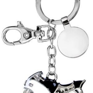 PORTACHIAVI MOTO BIANCA E NERA – NO BOX