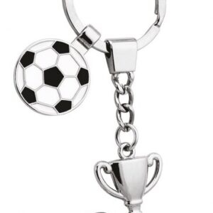 PORTACHIAVI COPPA CON PALLONE E GETTONE