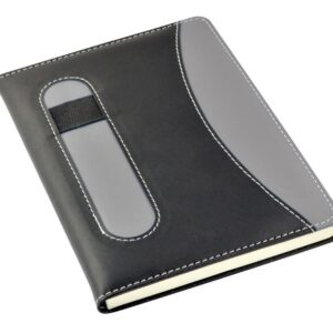 BLOCCO APPUNTI GRIGIO/NERO 127×178 mm