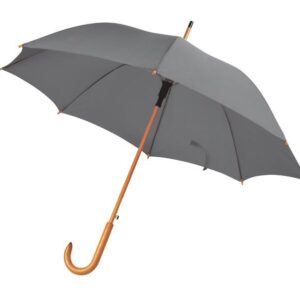 OMBRELLO GRIGIO MANICO LEGNO d=105 cm