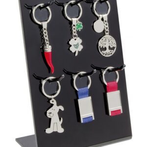 ESPOSITORE DA BANCO L PLEXI NERO