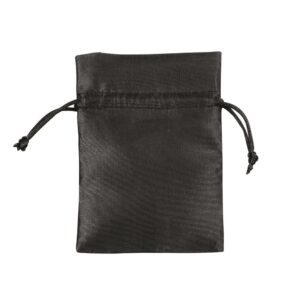 BUSTA SATIN NERO 90X120 MM.