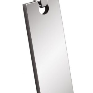 PENDENTE ACCIAIO RETTANGOLO 10x32mm