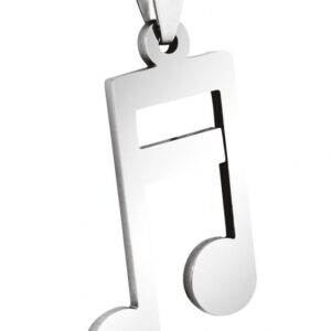 PENDENTE NOTA MUSICALE – ACCIAIO