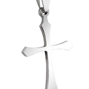 PENDENTE CROCE – ACCIAIO
