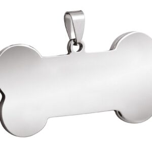 PENDENTE ACCIAIO OSSO 21x40mm