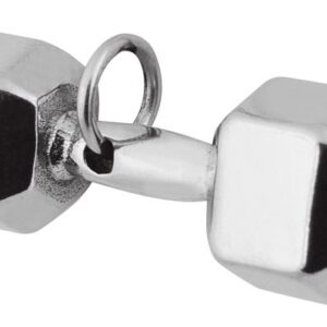 PENDENTE ACCIAIO GYM 12×37 mm
