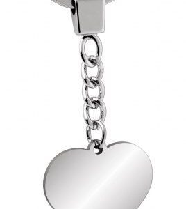PORTACHIAVI ACCIAIO-CUORE 26x30mm-NO BOX