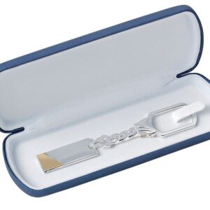 BOX PORTACHIAVE GOMMA BLU