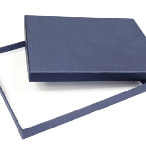 SCATOLA BLU/BIANCO 260X210X25 PER CREST