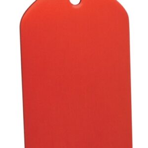TARGHETTA MARINES ALLUMINIO ROSSO 29×53