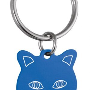 PENDENTE GATTO BLU – 23×23 mm