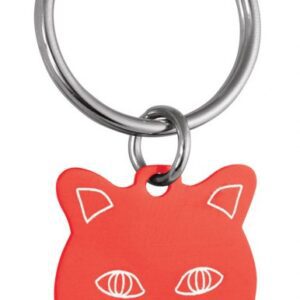 PENDENTE GATTO ROSSO – 23×23 mm
