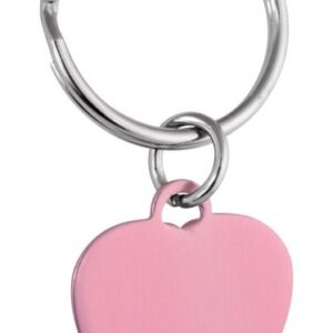 PENDENTE CUORE ROSA – 25×22 mm