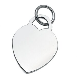 PIASTRINA CHARMS CUORE – 21×28 mm